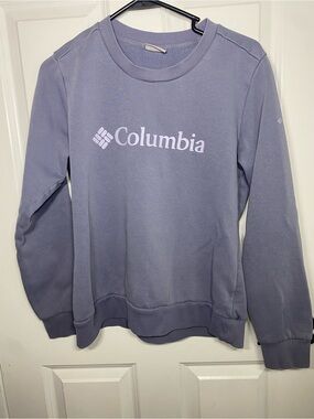 Columbia Lavender Crew Sweatshirt with White Logo